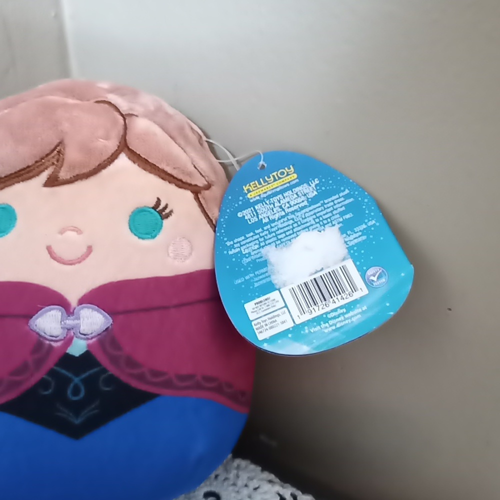 New Disney Anna Squishmallow 5 in 2021 Disney Series - Picture 2 of 3